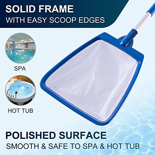 Hot Tub Skimmer Net Handheld, Professional Pool, Spa, Pound Handheld Skimmer