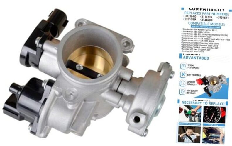 3131684 Upgraded Throttle Body Compatible With Polaris Sportsman 500 2006-2013