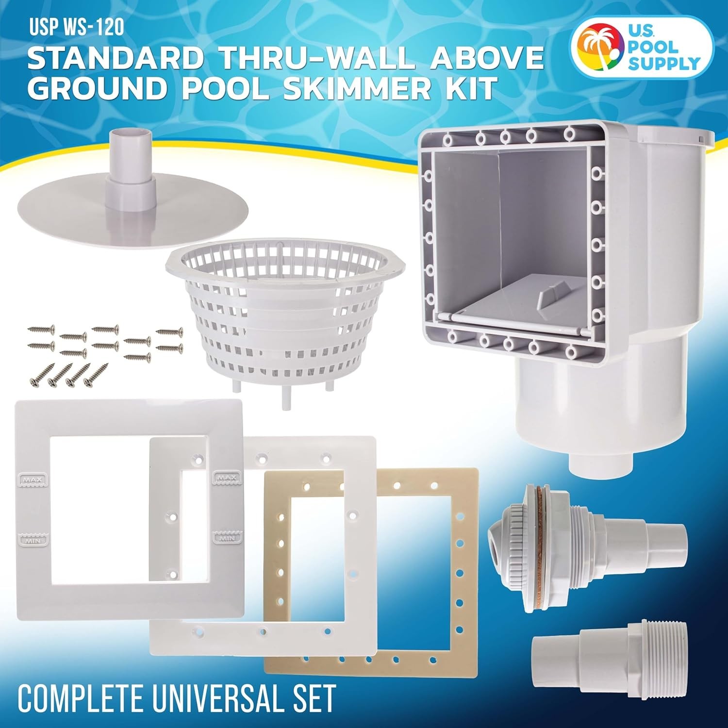 Pool Skimmer Kit – Universal Set, ABS Construction