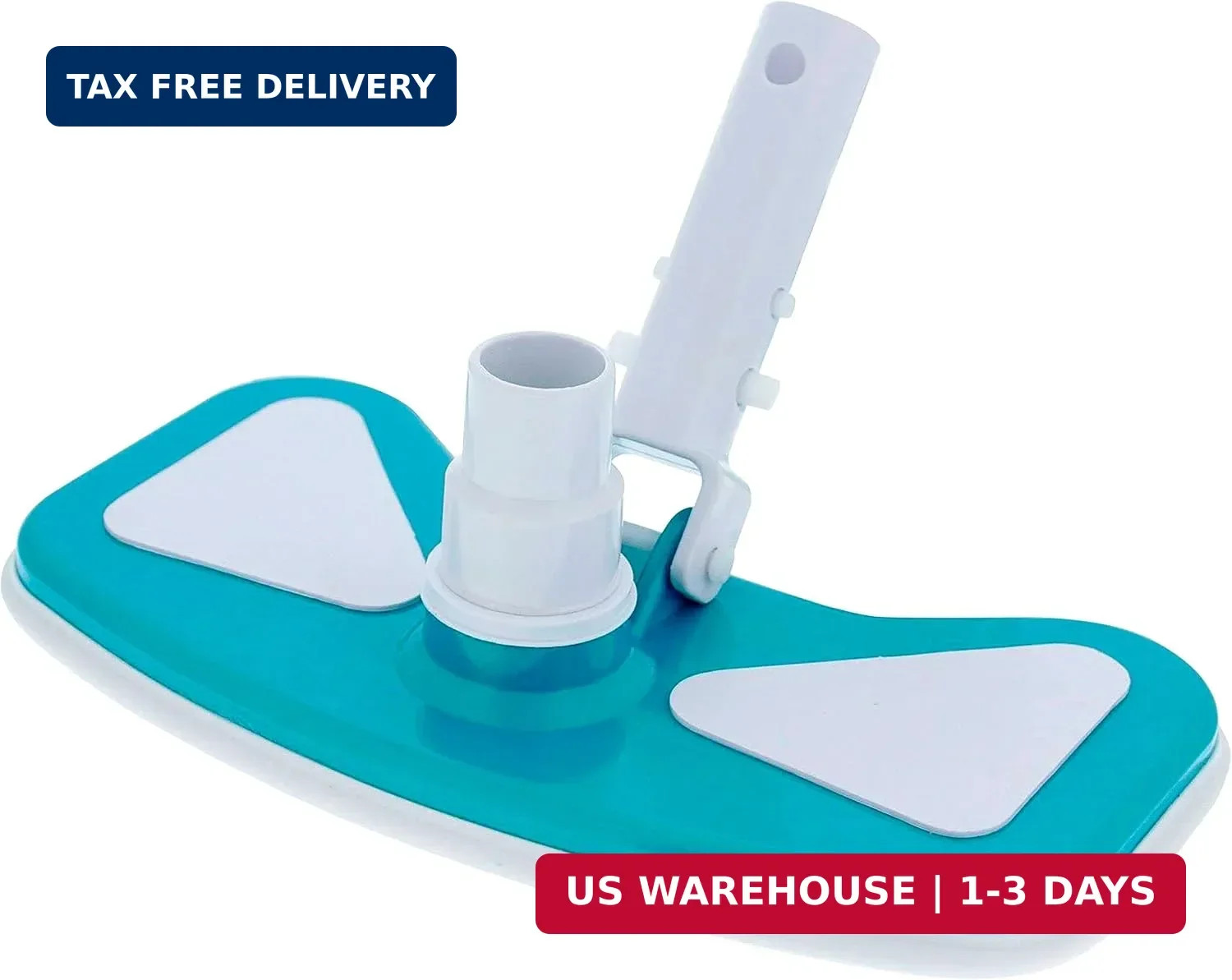 U.S. Pool Supply 11&Prime; Weighted Butterfly Pool Vacuum Head, 1-1/4&Prime; or 1-1/2&Prime; Swive