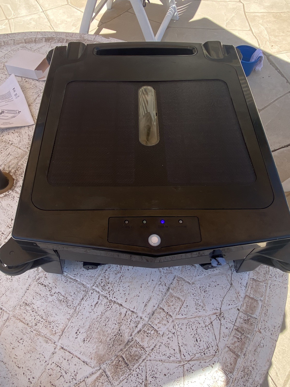 Solar Robotic Pool Skimmer 2 Cleaning Mode Automatic Swimming Pool Cleaner Robot