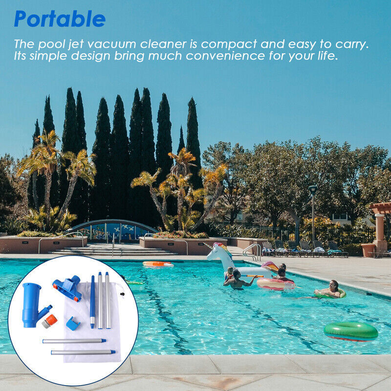 Pool Vacuum Handheld Spa Suction Underwater Cleaner for Above Ground Pools