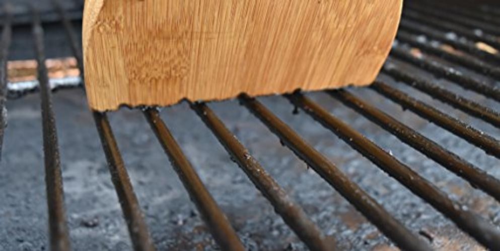 FEROS Safer Scraper Mini – Wood BBQ Wooden Grill Cleaner – Small Version 1 Pack