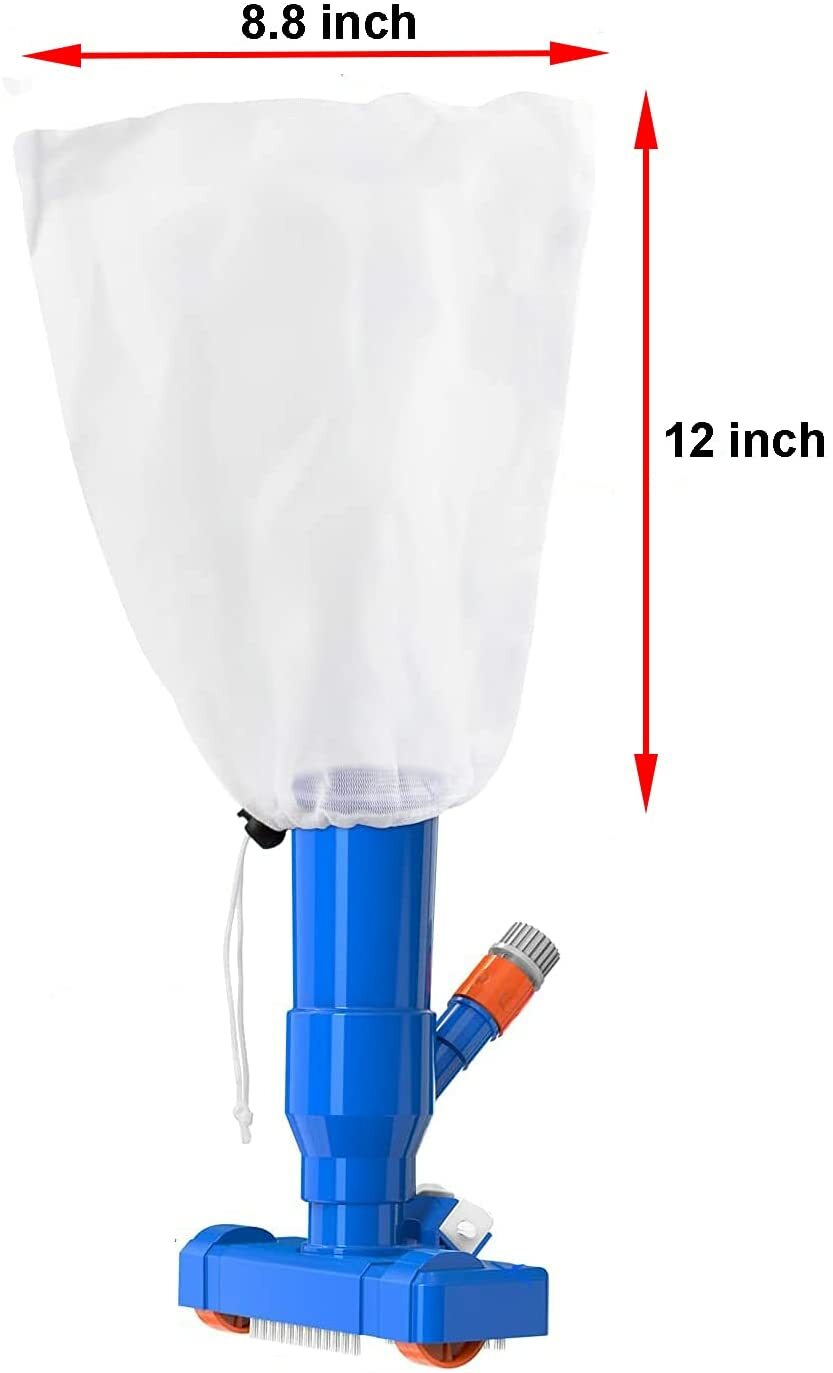 Frame Aboveground/Inflatable Pool Spa Mini Jet Vacuum Cleaner Fine Mesh Bag
