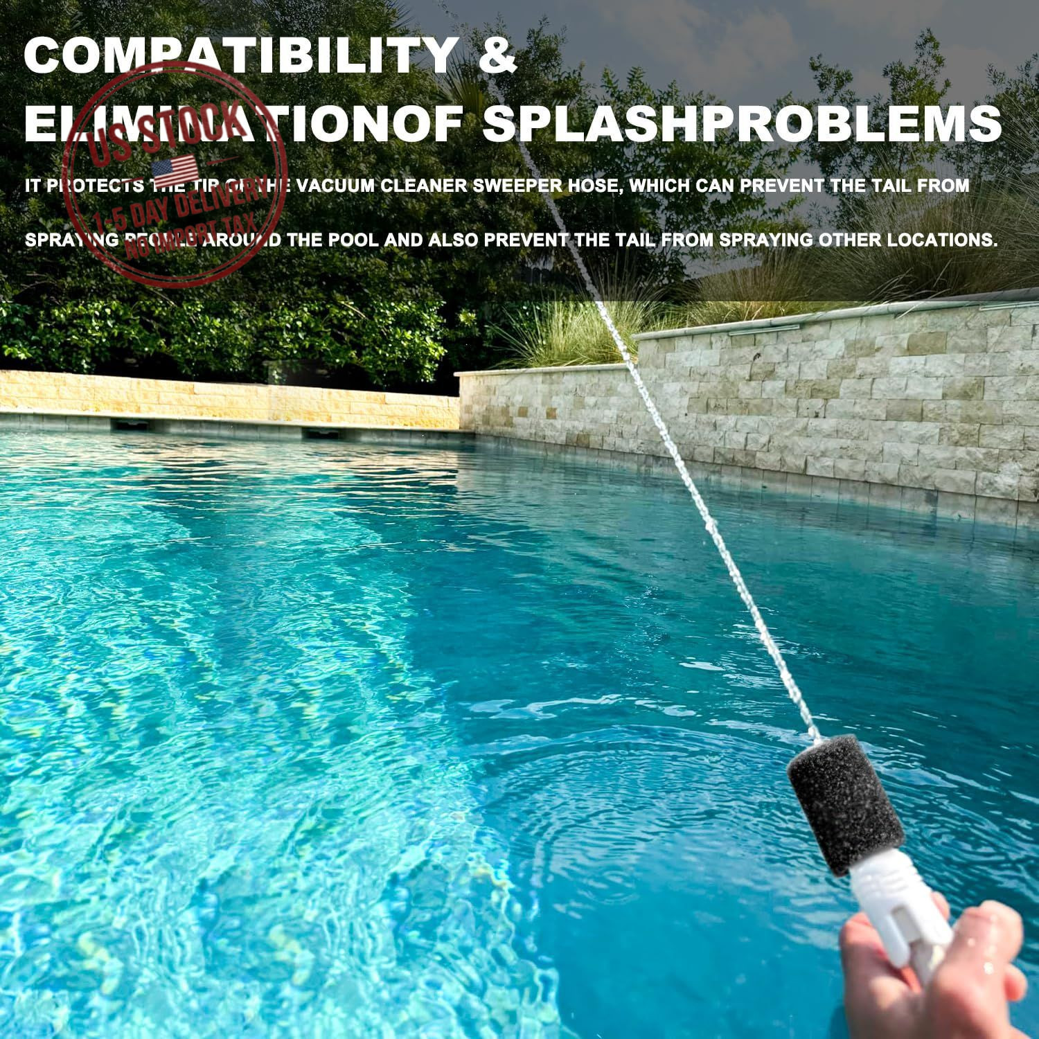 20Pack Pool Cleaner Sweep Hose Tail Scrubbers Replacement Backup Filter Parts 36