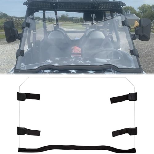 Full Windshield Compatible with Polaris RZR 15-18 4 900/XC 900, 15-20 900/S