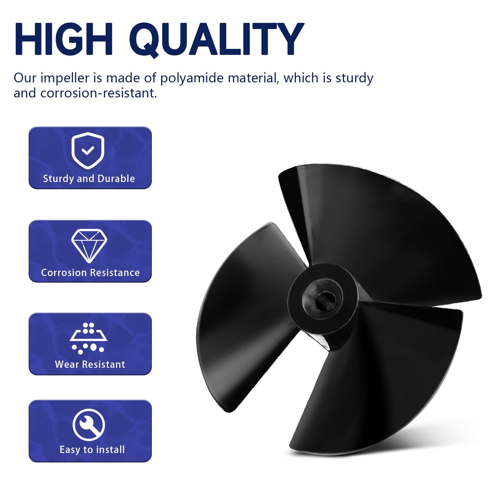 Pool Cleaner Impeller for Maytronics Dolphin Premier, Nautilus, Triton Models