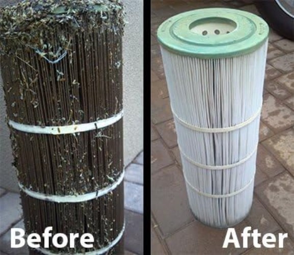 Durable Pool & Spa Filter Cleaner – Removes Dirt in Seconds for Easy Maintenance