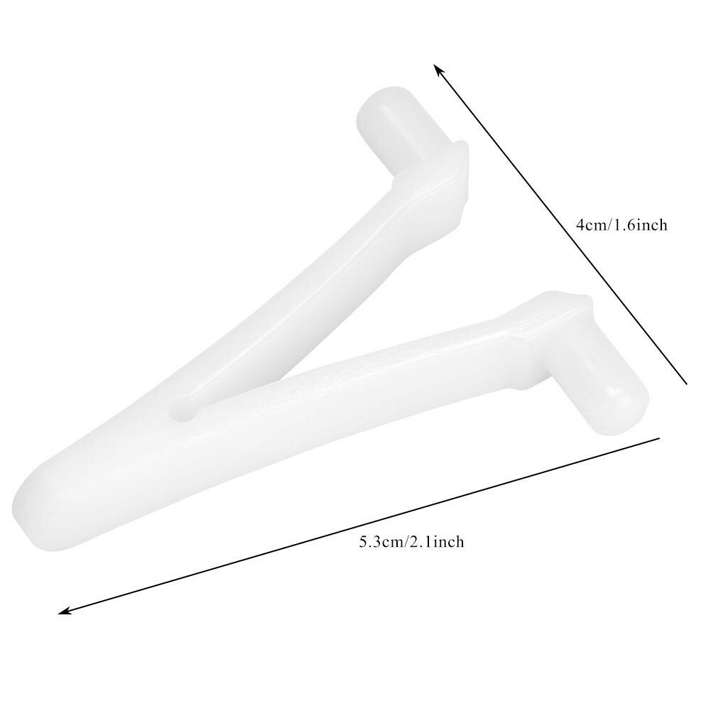 6 Pack Pool Butterfly Clip V-Clip for Brush, Leaf rake, Vacuum Head, Jet Vacuum