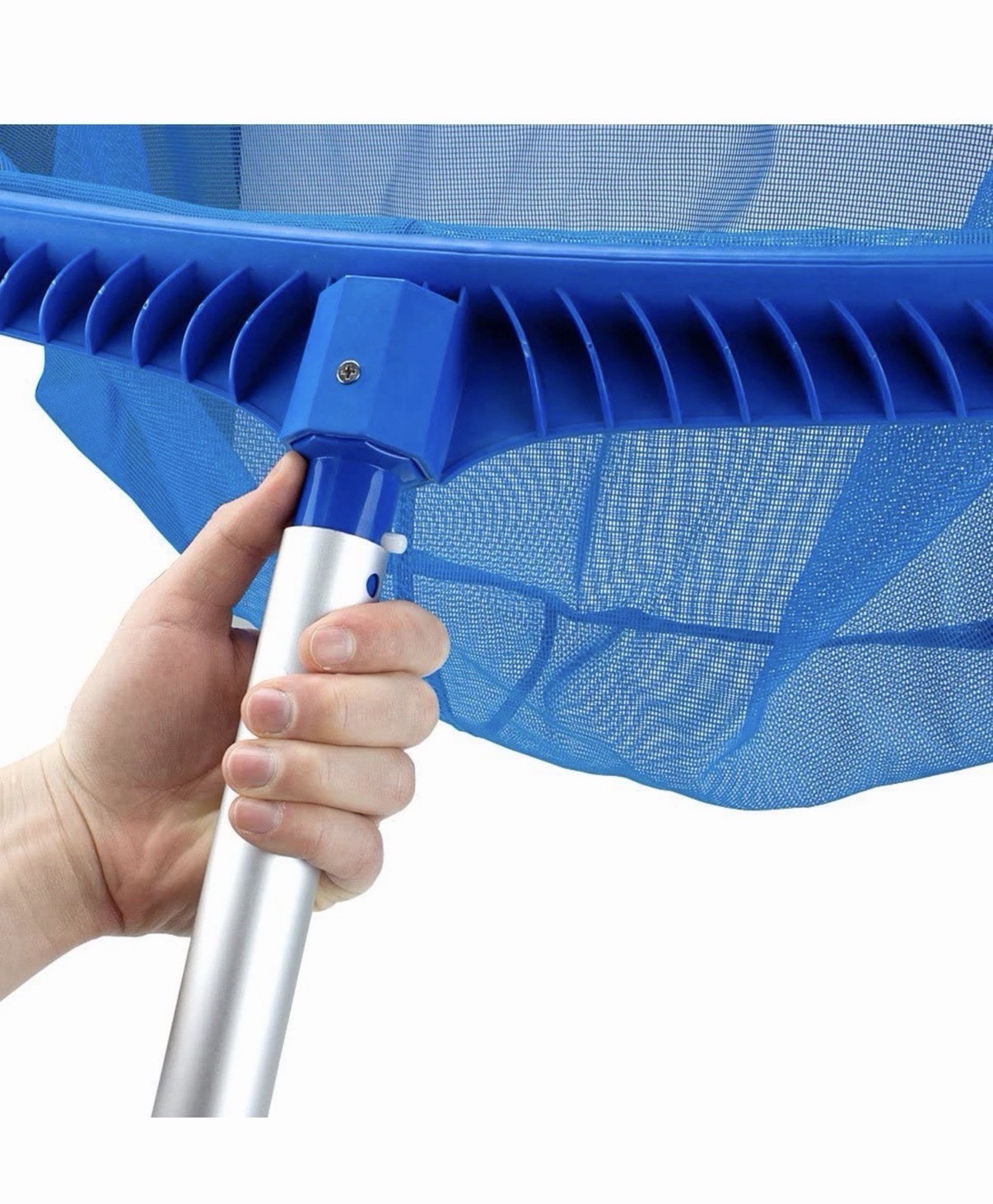 Heavy Duty Pool Leaf Skimmer Net 20&Prime; Deep Bag Fine Mesh for Pool Cleaning