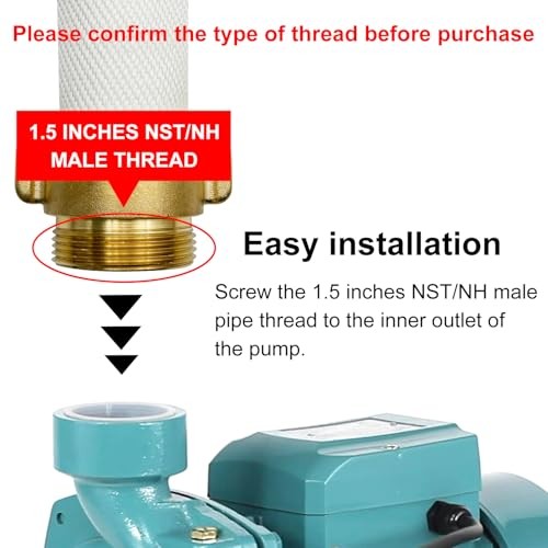 Fire Hose – 1 1/2 inches x 100&prime; Lay Flat Water Hose – 1.5inch/100ft/NST(NH)