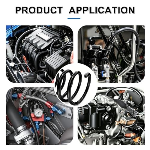 6.6 FT Vacuum Hose Automotive 1/8&Prime; 5/32&Prime; 3/16&Prime; 6.6FT-6Values(1/8&Prime;~3/8&Prime;) Black