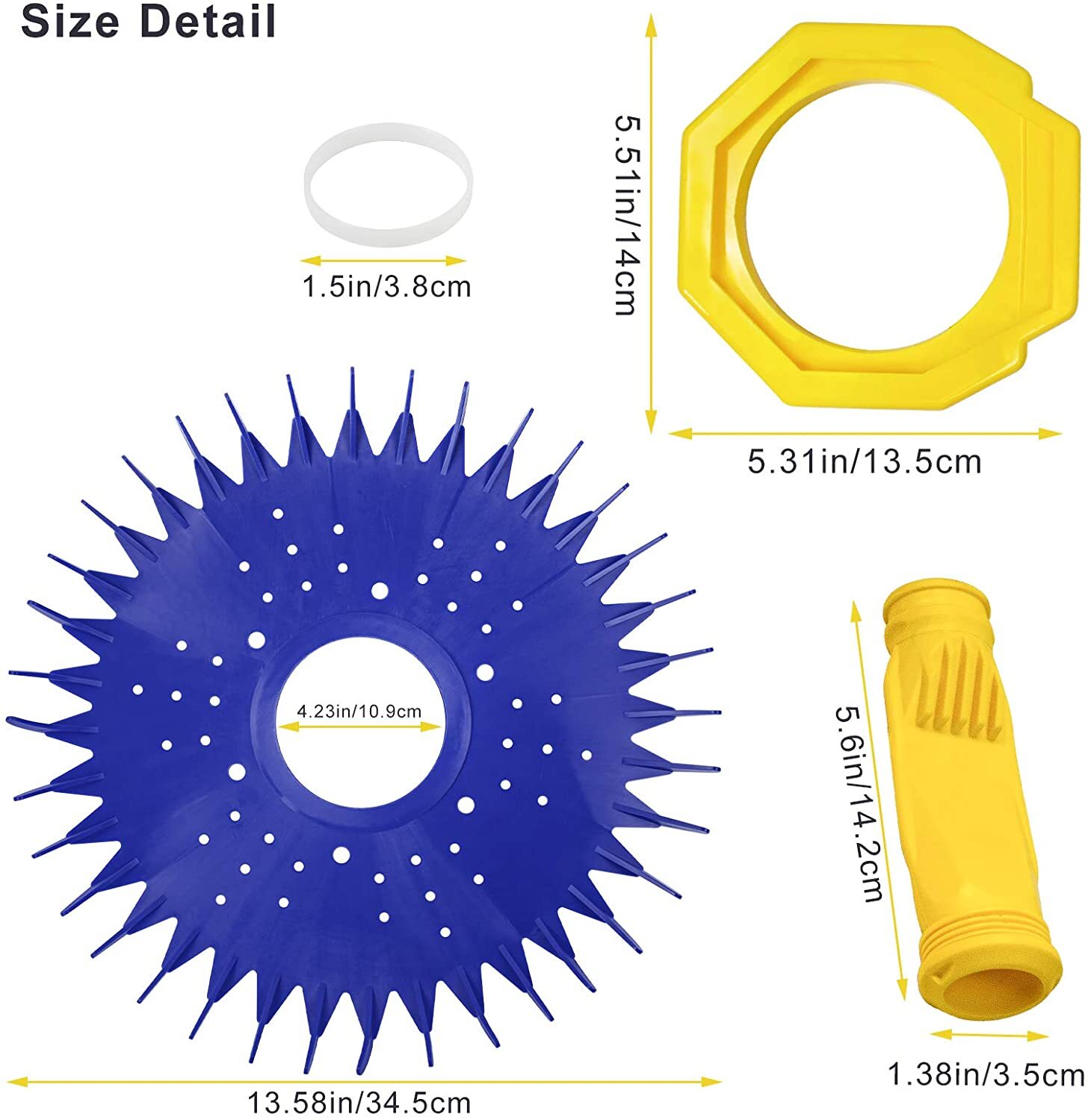 Pool Cleaner Zodiac Baracuda G2 G3 G4 W70329 Finned Seal W70327 Diaphragm W69698