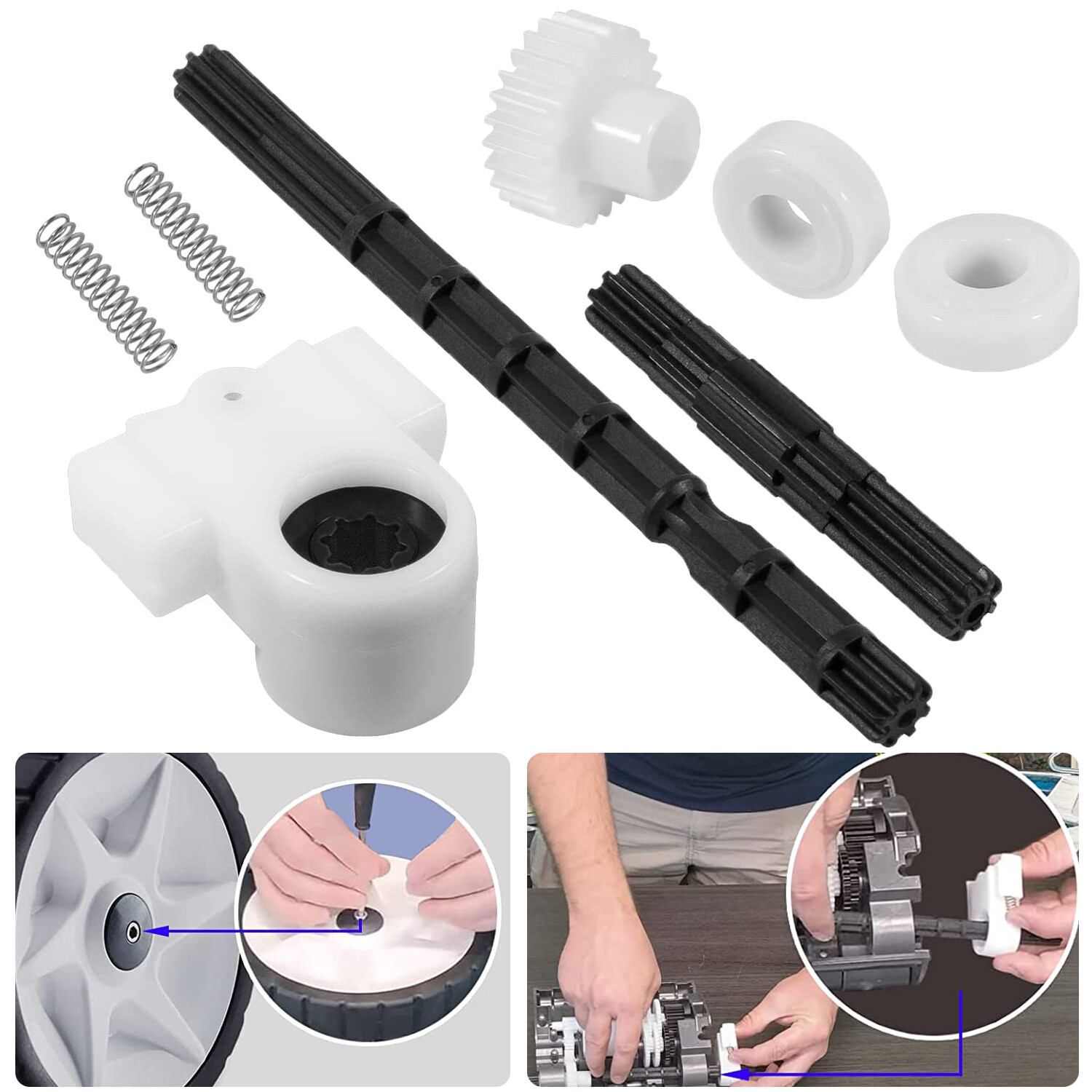 360289 360290 Left Right Drive Kit for Kreepy Krauly Rebel Warrior Pool Cleaners