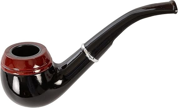 5.5 Inches Fake Cigar Smoke Pipes for Smoking – Costume Prop Pipe Toy – Detectiv