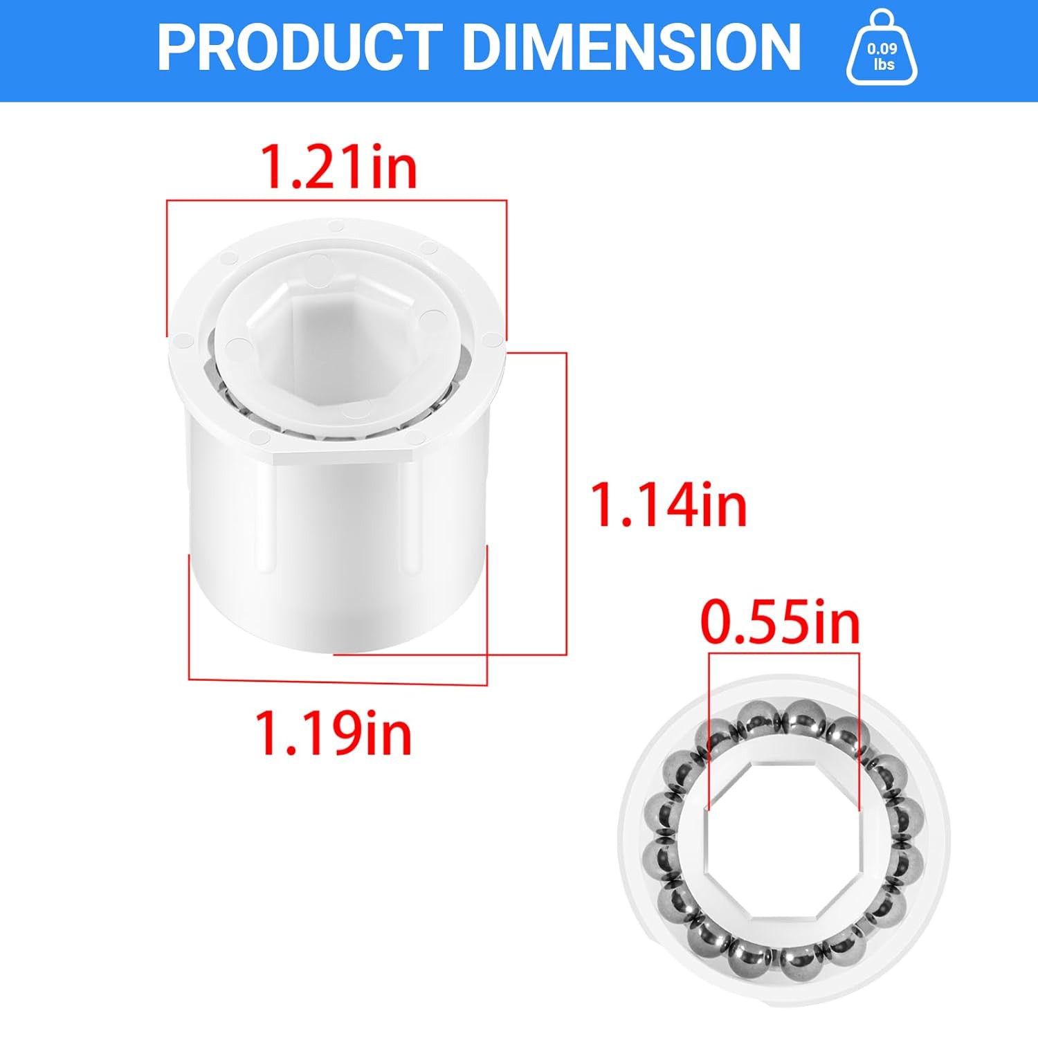PVX976PK2 Wheel Bearings Repair Kit Replacement for Hayward AquaNaut 200,400,450
