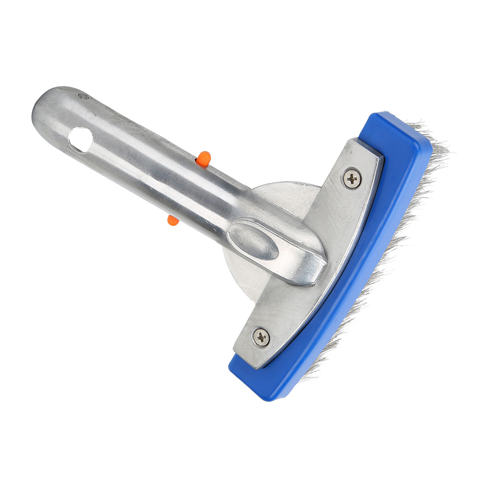 New 5.5in Swimming Pool Stainless Steel Brush For Spa Pond Floor Wall Cleaning A