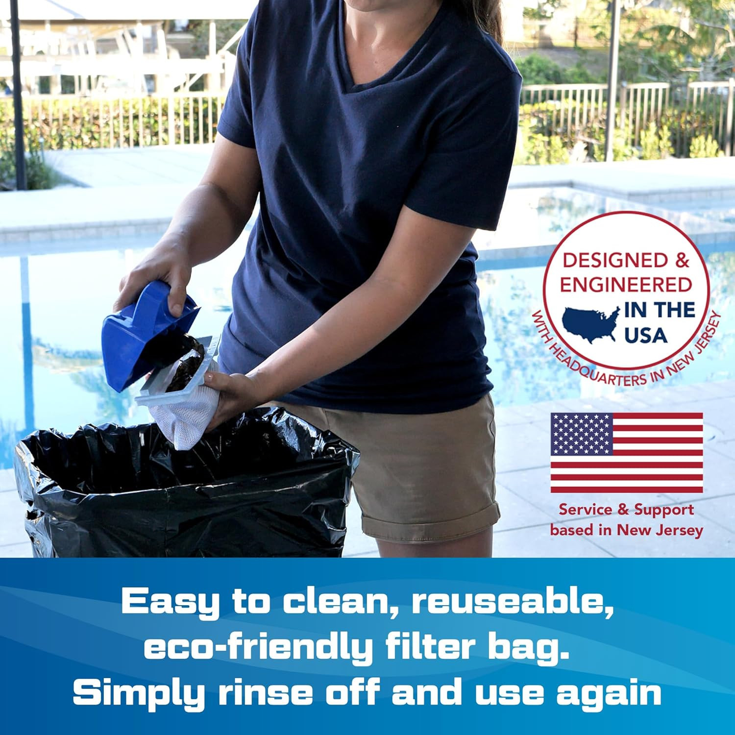 Aqua Broom XL Ultra Cordless Pool & Spa Vacuum Cleaner – Battery-Powered