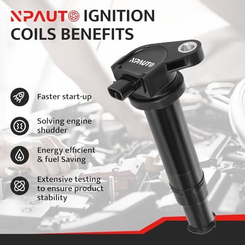 Ignition Coil Pack Replacement for L4 1.6L 1.6 Kia Rio Rio5, Hyundai Accent,