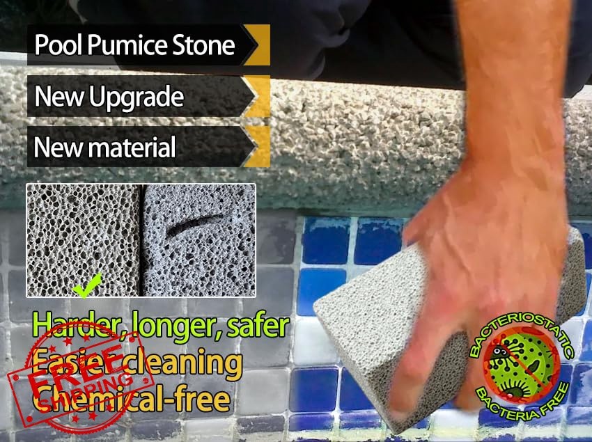 NEOHATION Pumice Stone Pool Brush Kit
