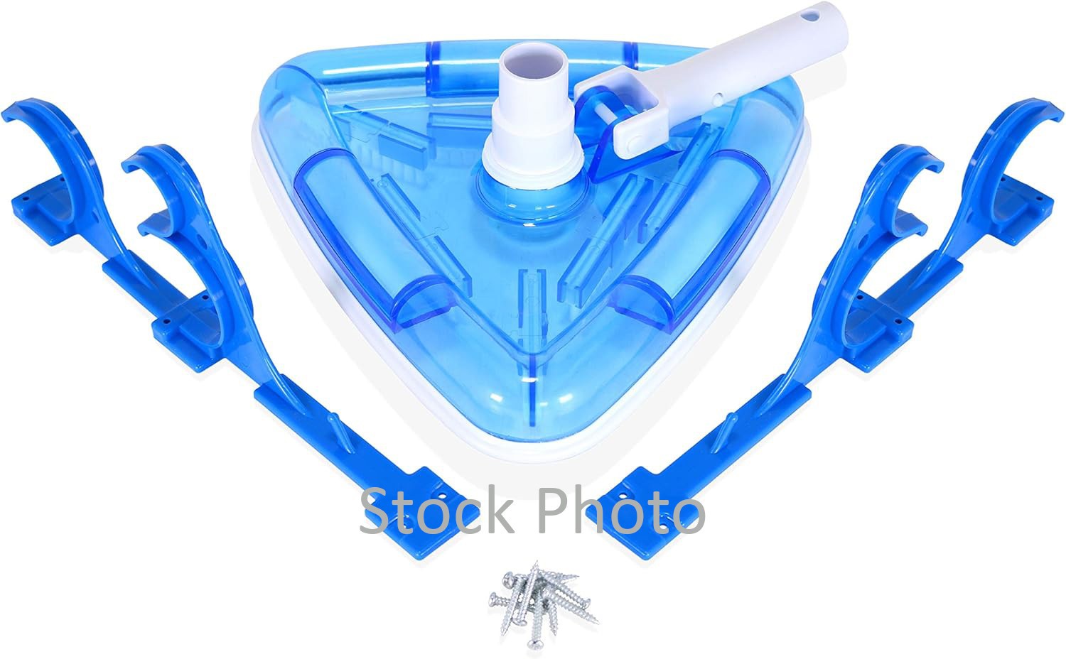 NEW: HRC WEIGHTED TRIANGLE SWIMMING POOL VACUUM CLEANER HEAD & HANGER SET VAC