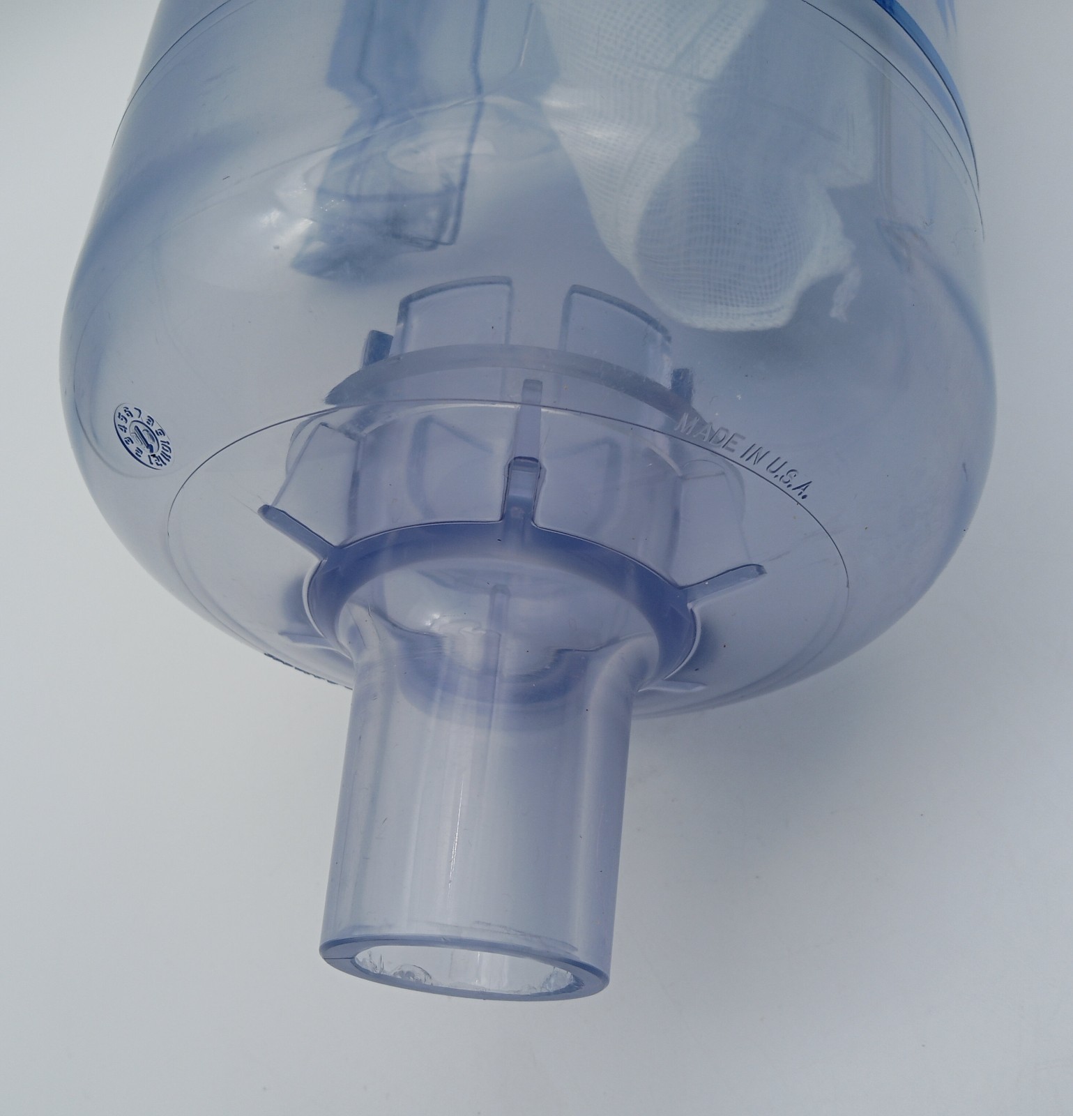 Pentair Kreepy Krauly 186 Inline Pool Cleaner Clear Leaf Trap Canister
