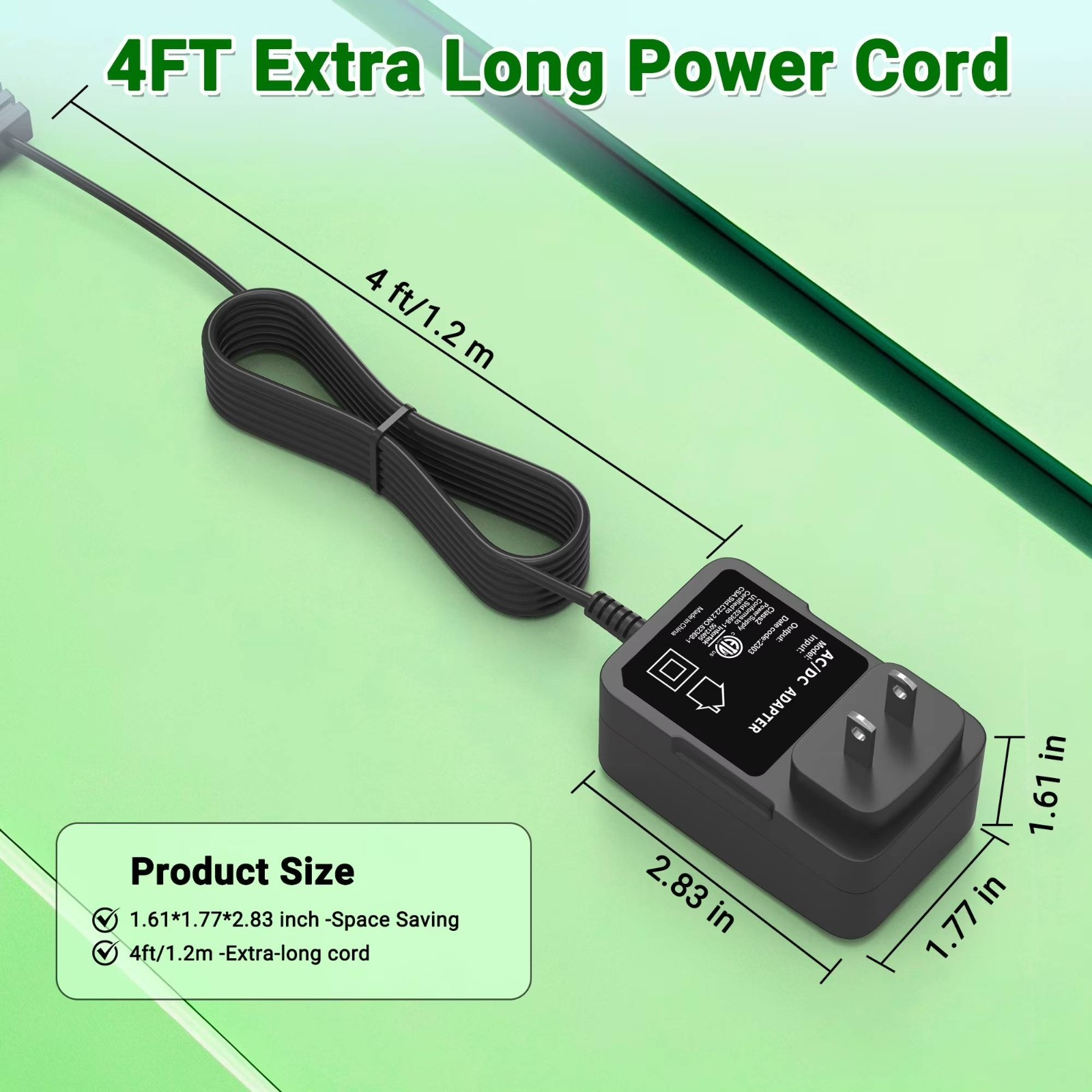 12.6V Charger Fits for Summer Waves P56000024 Cordless Pool Vacuum Cleaner