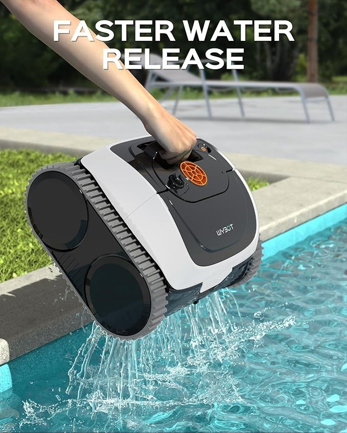 WYBOT C1 Cordless Robotic Pool Cleaner Inground In-Ground Vacuum Wall Climbr NIB