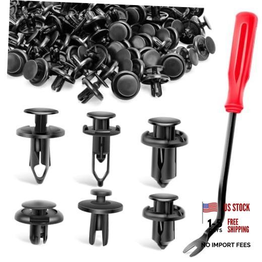 Car Retainer For GM Ford Toyota Honda Chrysler – 120 Clips 6.3mm 8mm 9mm 10mm