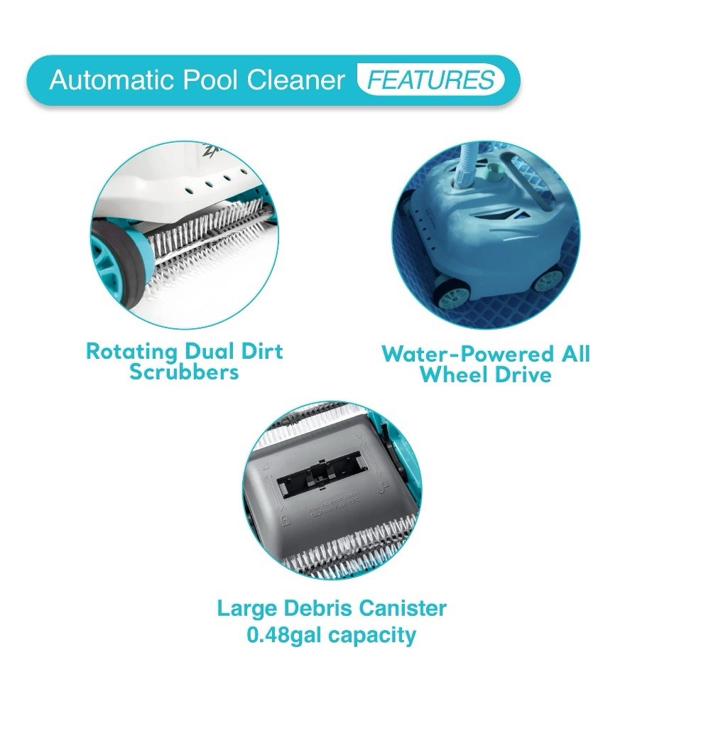 Intex 28005E Swimming Pool Floor and Wall Cleaner Robot Vacuum