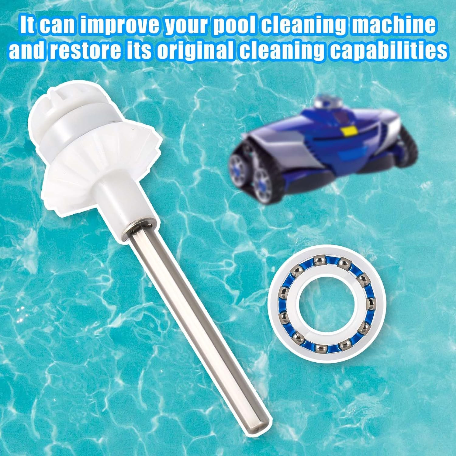 2 Packs Pool Cleaner Parts for MX8 MX8EL MX6 MX6EL Elite, Pool Cleaner Drive Sha