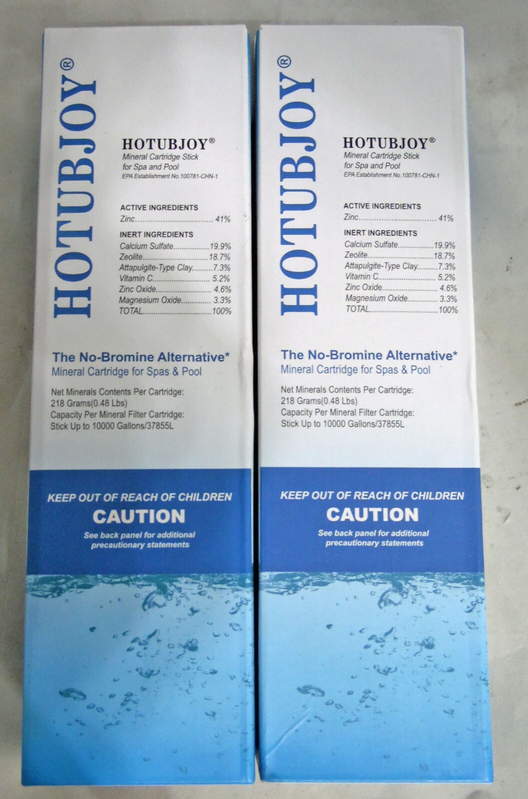 2 New HOTUBJOY Hot Tub Filter Spa / Pool Mineral Cartridge Sticks Free US Ship
