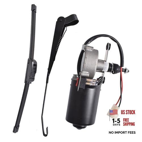 12V Electric Windshield Wiper Motor Kit Replacement for Polaris RZR