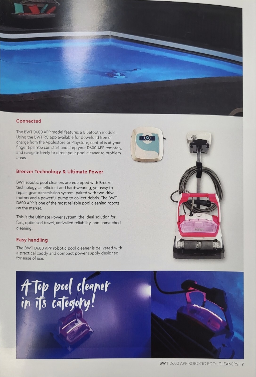 Bwt D600 Pool Cleaner