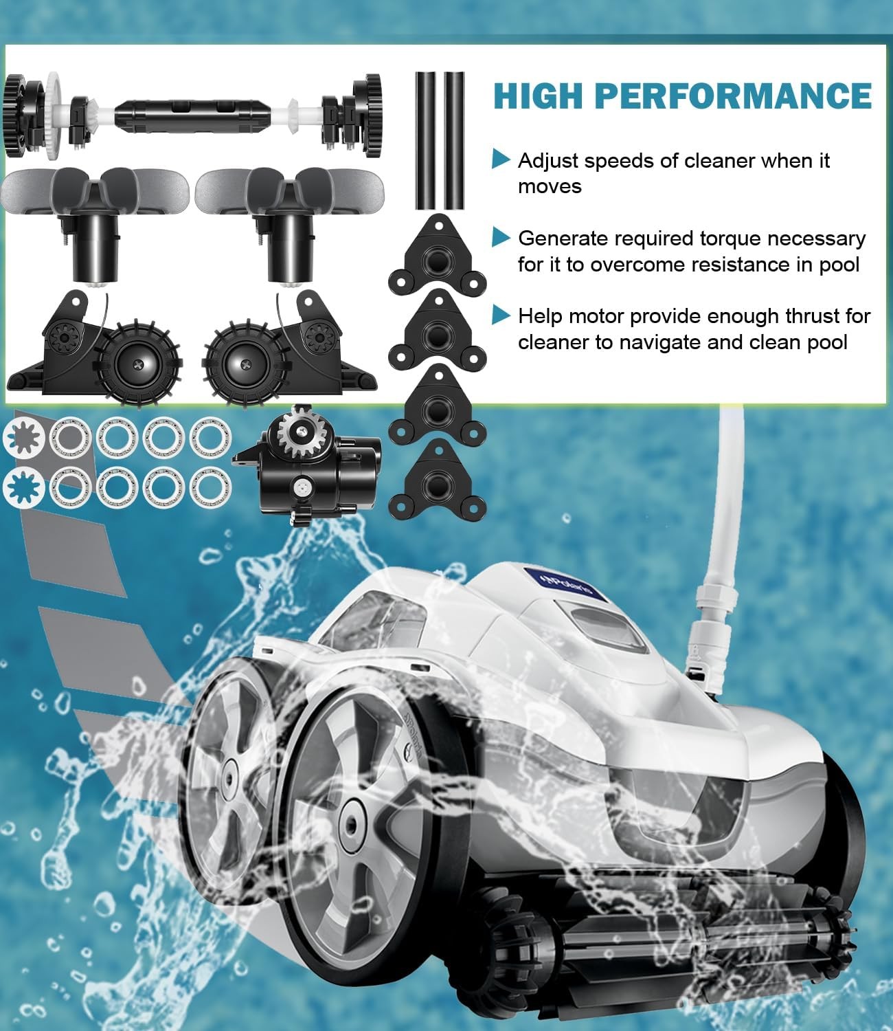 Replace Parts R0995100 for Polaris/Quattro P40 P4000 Factory Tune Up Kit Rebuild