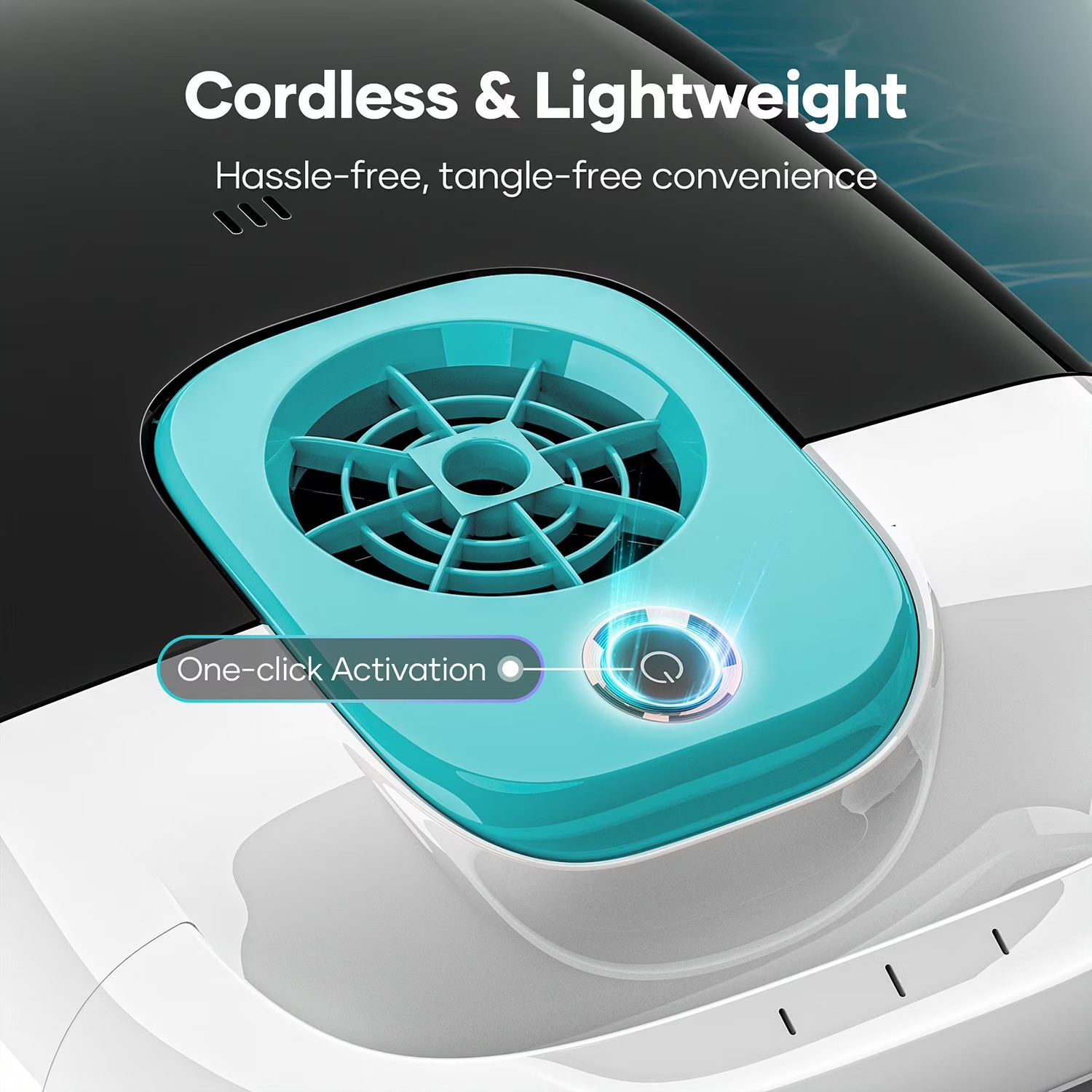 Aiper Scuba L1 Cordless Above-Ground Pool Vacuum with Extra Brush, Filters & Bas