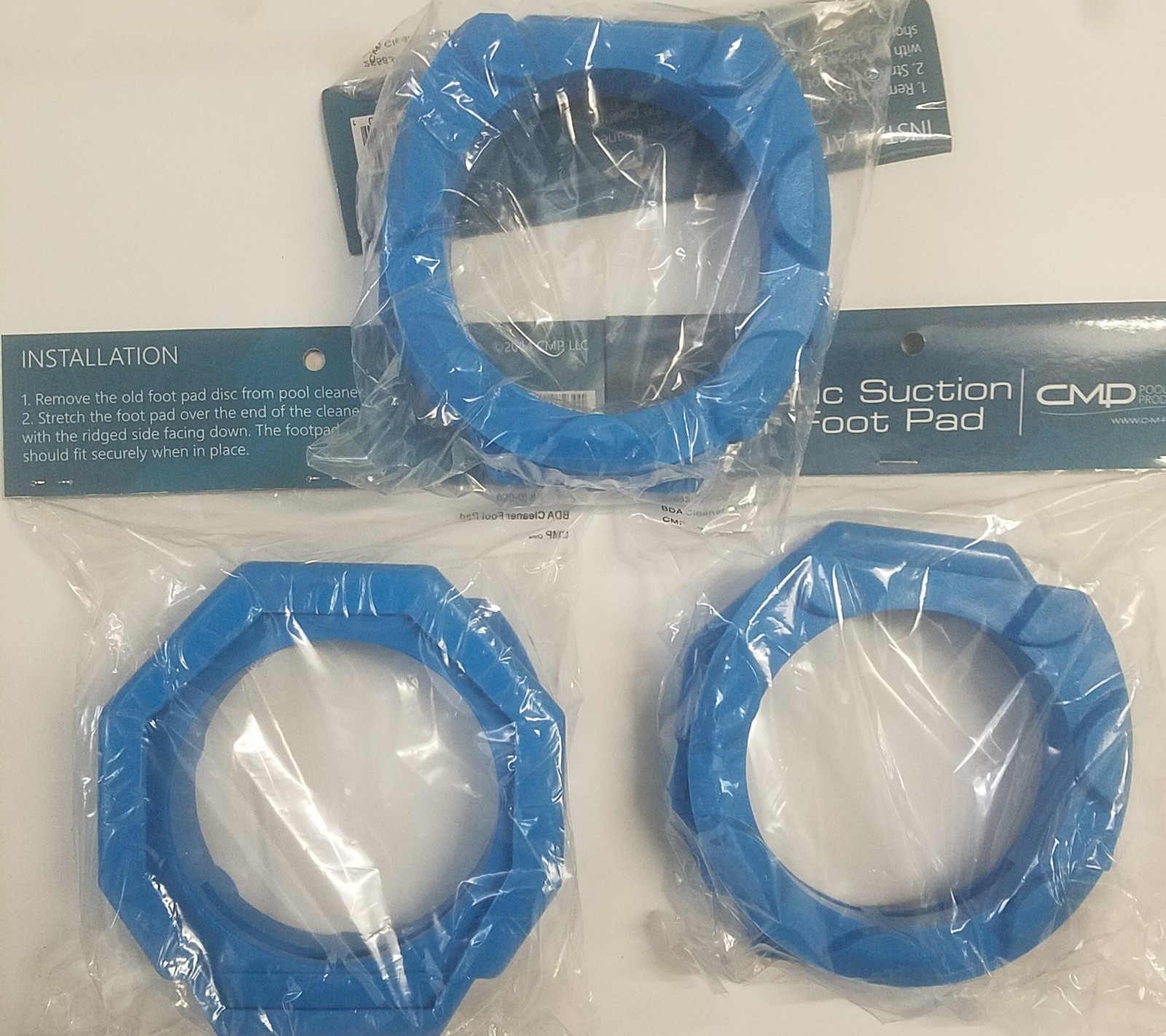 Blue Foot Pad 25563-820-000 Automatic Suction Cleaner Qty. 3
