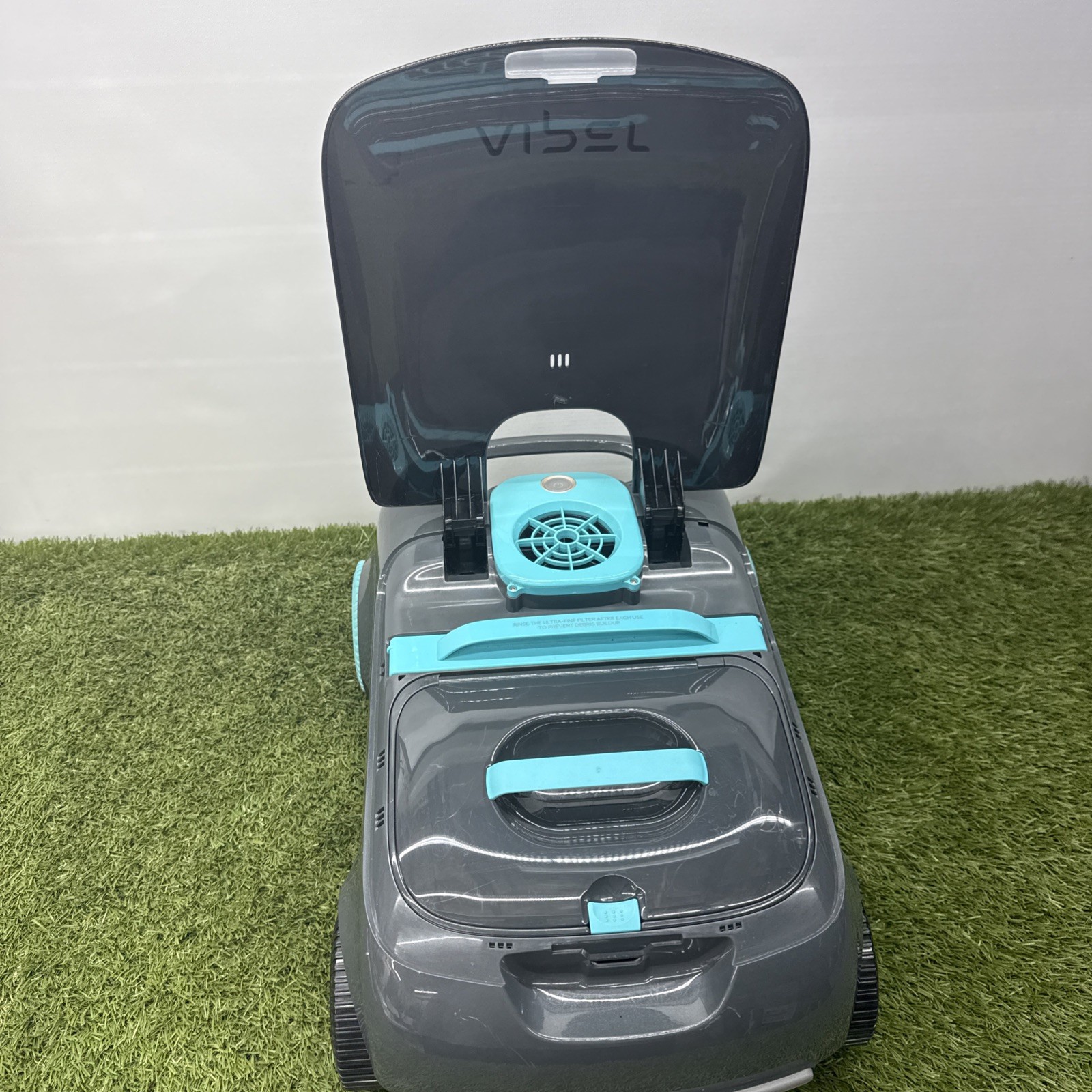 Aiper Scuba E1 Cordless Robotic Pool Cleaner Vacuum w/ Charger & Hook TESTED