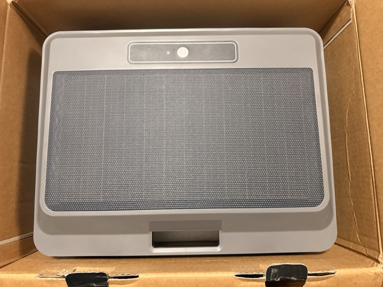 amazen F1T Solar Robotic Pool Skimmer, Remote/App, Self-Docking, Gray