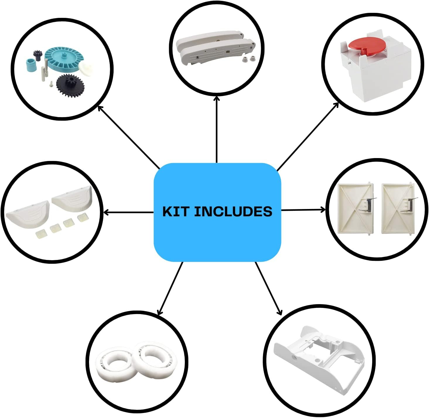 Automatic Pool Cleaner Rebuild Kit for the Hayward Navigator 925ADC and 2025ADC