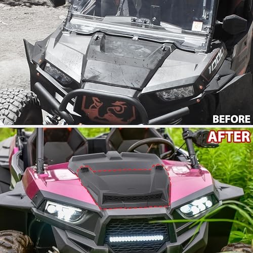 Turbo Hood for Polaris RZR XP 1000/ RZR 900 2014-2020 | Black PP Turbo Hood