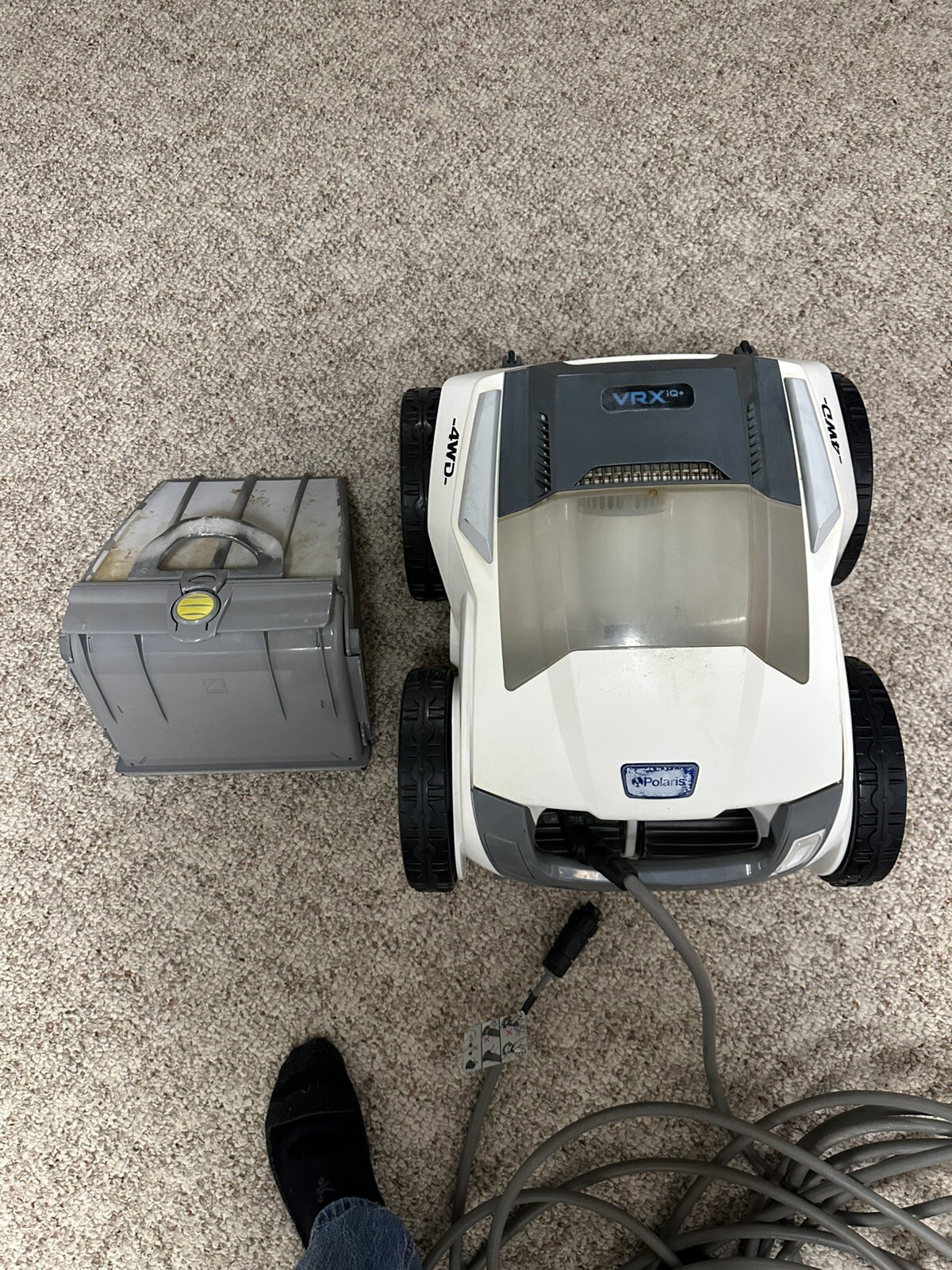 The Polaris VRX iQ+ Robotic Pool Cleaner with iAquaLink Control FVRXIQP