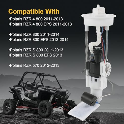 2521201 Fuel Pump Assembly 47-1011 Compatible with Polaris RZR 4 800/800 EPS