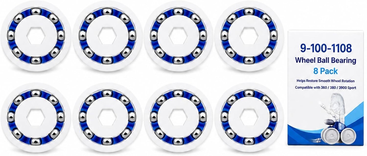 8-Pack Stainless Steel Bearings for Polaris Pool Cleaners