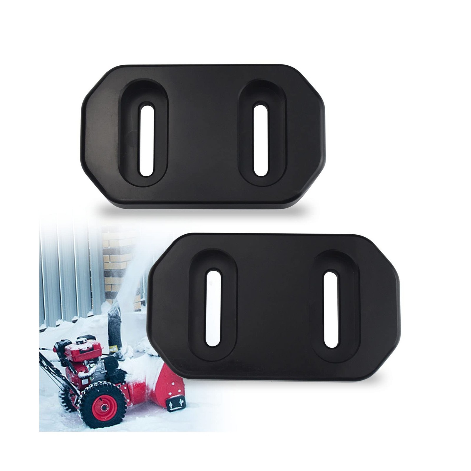 2 Pack 106-4588-01 Snowblower Composite Skid Shoe – Compatible with Toro 106-…