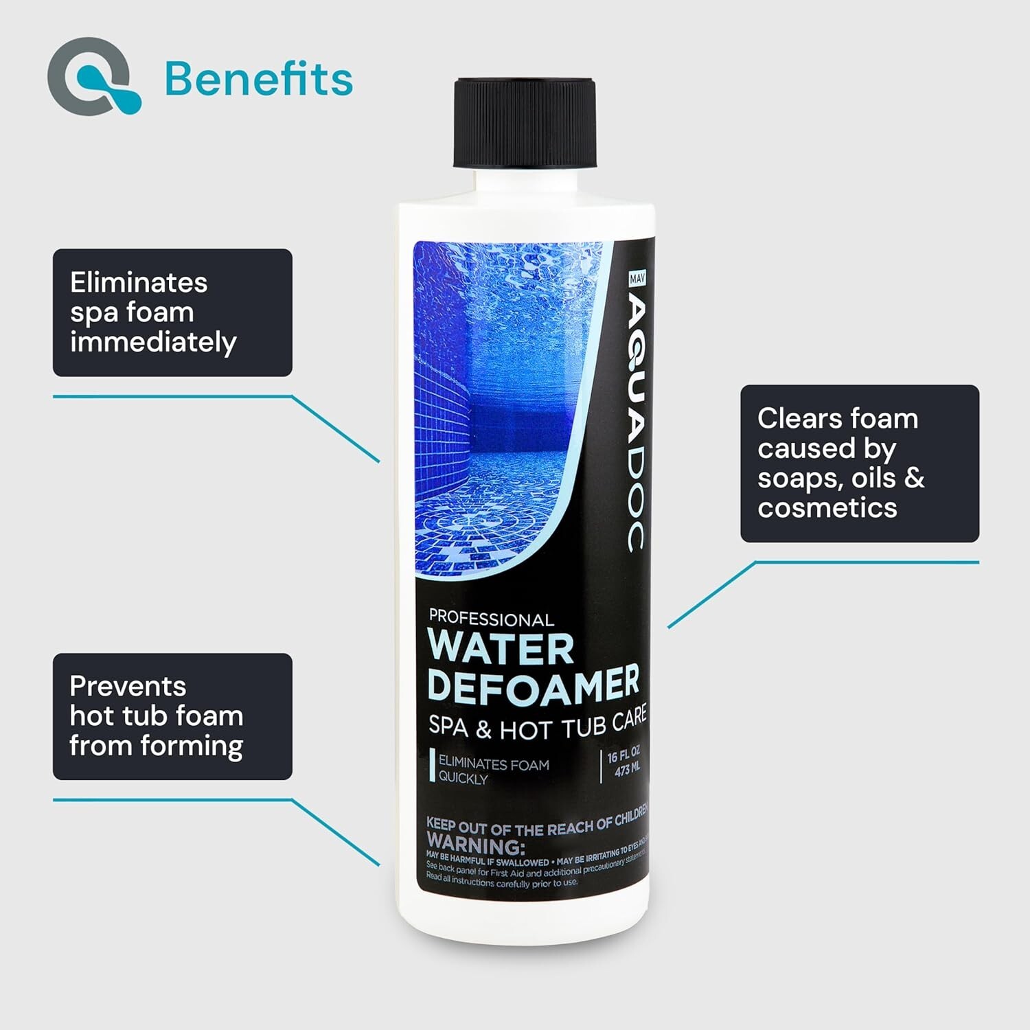Mav Aquadoc Foam Remover 16 FL OZ