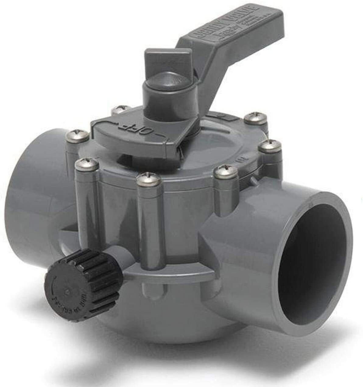 Pool Neverlube Valve Cover/Cap/Lid 4606 For Jandy Black/Gray 2 & 3 Way Valve