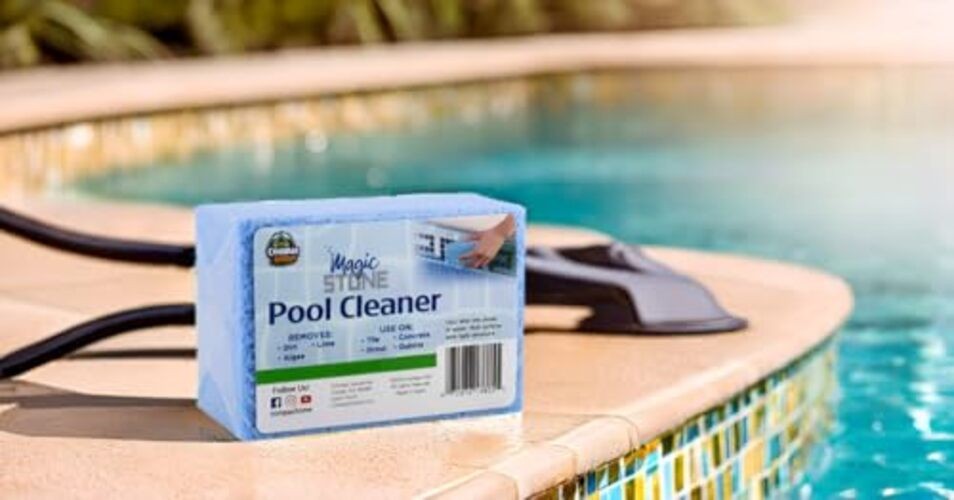 Magic Stone Pool Cleaner to Easily Remove Dirt, Algae, 1 Count (Pack of 1)