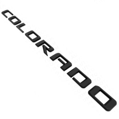 3pack OEM Colorado & LT Emblem 3D Letters Badges fits Replacement 3+LT black