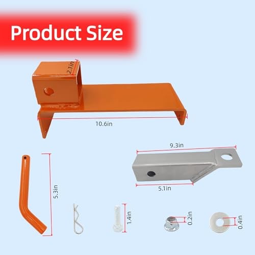 Heavy Duty 2&Prime; Hitch Kit for Bad Boy Mowers – Trailer Tow Hitch Receiver